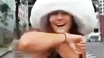 Goofy Girl Shows Us Road Rash