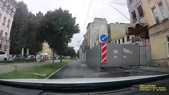 Man Riding Electric Scooter Crashes Into Car