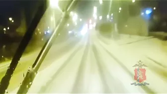 Serious Collision Between Car And Bus