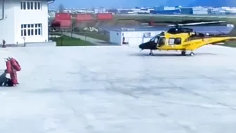 Helicopter Crashed During Takeoff