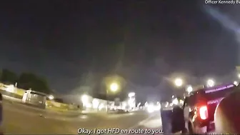 Houston Police Officer Accidentally Uses His Car As A Bowling Ball