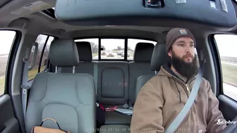 Impatient Idiot Driving Past On The Shoulder
