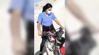 Clumsy Cyclist Causes Accident