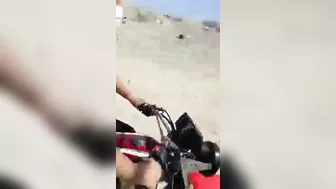 Clumsy Cyclist Causes Accident