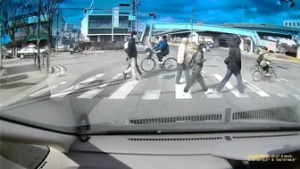Japanese Police Car Accident