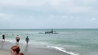 Damaged Aircraft At The Cocoa Beach Air Show