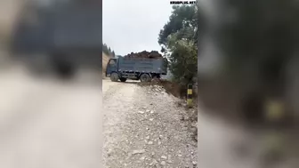 Man Injured After Horrific Dump Truck Accident
