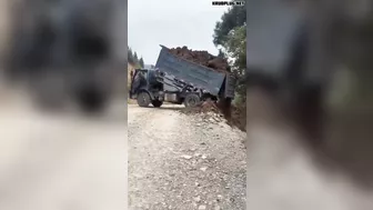 Man Injured After Horrific Dump Truck Accident