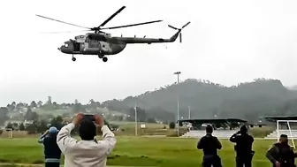 Mexican Air Force Helicopter Crashes