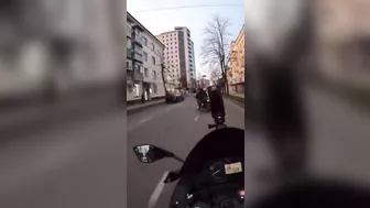 Motorcycle Street Drifting