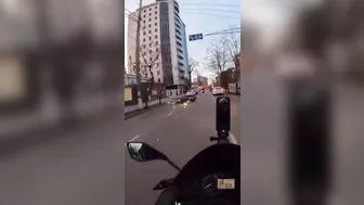 Motorcycle Street Drifting
