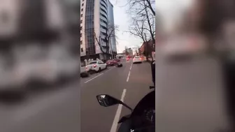 Motorcycle Street Drifting