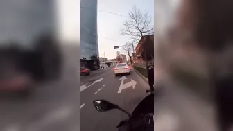 Motorcycle Street Drifting