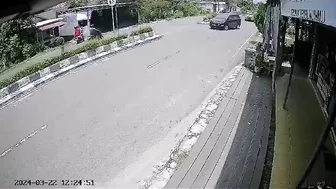 The Driver Was Flying While Trying To Avoid The Vehicle