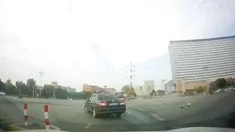 Scooter Violent Collision