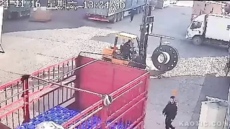 Never Stand Near A Forklift That Is Lifting A Load