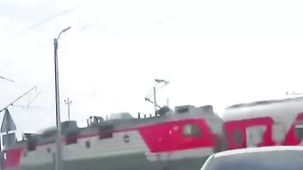New Train And Nissan SUV