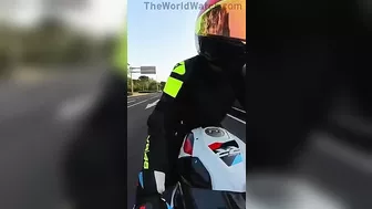 Inattentive Tesla Driver Ruins Cyclist's Day