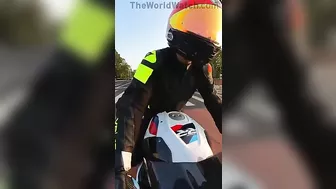Inattentive Tesla Driver Ruins Cyclist's Day