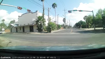 One-way Street, Other Drivers Turning Left From Right