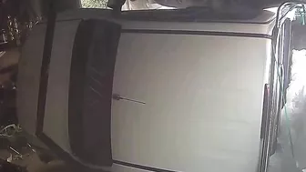 Out-of-control Pickup Truck Hits Shop And Motorcycle