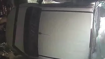 Out-of-control Pickup Truck Hits Shop And Motorcycle