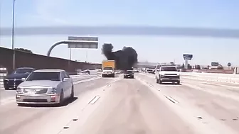 Plane Crashes On Busy California Highway