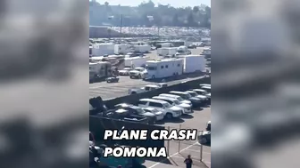 Plane Crashes Into Crowded Parking Lot