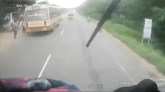 19-year-old Woman Rides A Motorcycle In Slippers