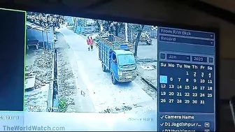 Two Girls Hit By Unsuspecting Truck Driver