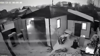 Two Russians Repairing A Machine