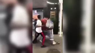 Two Men Beat A Man In The Street And Then Stole His New Computer