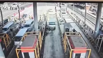 Five Killed As Bus Runs Through Toll Booth In India