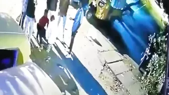 A Few Friends Challenged One Person To Sit On A Large Box Of Fireworks