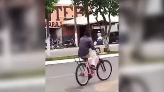 Disoriented Cyclist