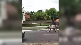Disoriented Cyclist