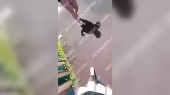 A Mentally Ill Man Sunbathes On The Playground