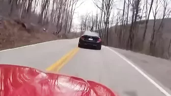 The Edge Of The Road Suddenly Appears