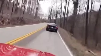 The Edge Of The Road Suddenly Appears