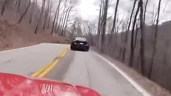 The Edge Of The Road Suddenly Appears