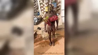 Justice For This Cable Thief On The Streets Of Africa