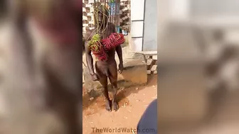 Justice For This Cable Thief On The Streets Of Africa
