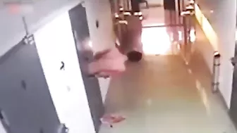 Amazing Prison Break Captured On CCTV
