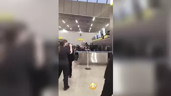 Angry Man At The Airport