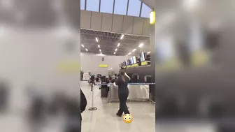 Angry Man At The Airport