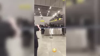 Angry Man At The Airport