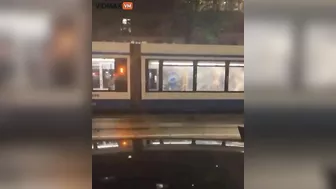 Arabs Set Tram On Fire In Amsterdam Amid Anti-Semitic Violence
