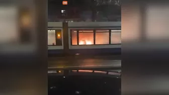 Arabs Set Tram On Fire In Amsterdam Amid Anti-Semitic Violence