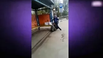 Bus Stop Thief Faces His Karma
