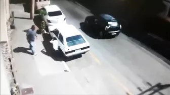 Car Thief Gets Immediate Retribution